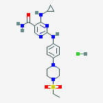 Structure of Cerdulatinib HCl salt