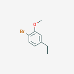 1-Bromo-4-ethyl-2-methoxybenzene结构式
