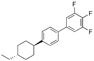 Structure of 1, 1'-Biphenyl, 4'-(4-ethylcyclohexyl)-3, 4, 5-trifluoro-, trans-
