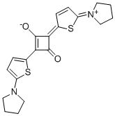 Structure of 1,3-BIS(5-PYRROLIDINO-THIEN-2-YL)-2-OXO-CYCLOBUTENYLIUM-4-OLAT