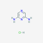 Structure of Pyrazine-2,6-diamine hydrochloride