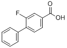 Structure of 3-FLUORO-4-BIPHENYLCARBOXYLIC ACID