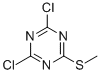 Structure of 2,4-dichloro-6-(methylthio)-1,3,5-triazine