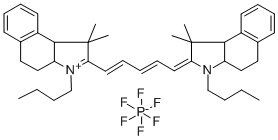 Structure of 4,5:4,5-DIBENZO-1,1-DIBUTYL-3,3,3,3-TETRAMETHYLINDADICARBOCYANINE HEXAFLUOROPHOSPHATE
