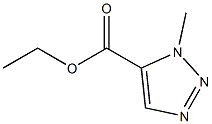 Ethyl 1-methyl-1H-1,2,3-triazole-5-carboxylate结构式
