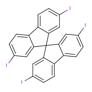 9,9'-Spirobi[9H-fluorene], 2,2',7,7'-tetraiodo-结构式