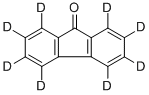 Chemical structure of 9-FLUORENONE-D8