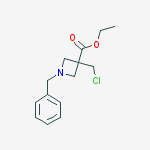 Structure of Ethyl 1-benzyl-3-(chloromethyl)azetidine-3-carboxylate