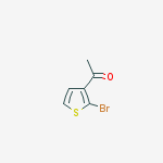 Structure of 1-(2-bromothiophen-3-yl)ethanone