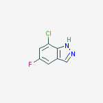 Structure of 1H-Indazole-5-carboxylic acid, 6-amino-