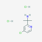 1-(4-Chloro-pyridin-2-yl)-1-methyl-ethylamine dihydrochloride结构式