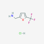Structure of C-(5-Trifluoromethyl-furan-2-yl)-methylamine hydrochloride