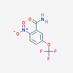 2-Nitro-5-(trifluoromethoxy)benzamide结构式