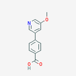 Structure of 4-(5-Methoxypyridin-3-yl)benzoic acid