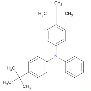 Benzenamine,4-(1,1-dimethylethyl)-N-[4-(1,1-dimethylethyl)phenyl]-N-phenyl-结构式