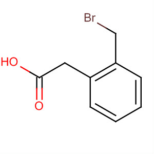 Structure of Benzeneacetic acid, 2-(bromomethyl)-