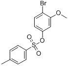 Structure of 4-BROMO-3-METHOXYPHENYL PARATOSYLATE