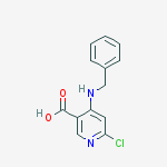Structure of 4-(benzylamino)-6-chloropyridine-3-carboxylic Acid