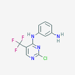 Structure of N1-[2-Chloro-5-(trifluoromethyl)-4-pyrimidinyl]-1,3-benzenediamine