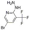 5-BROMO-2-HYDRAZINO-3-(TRIFLUOROMETHYL)PYRIDINE结构式