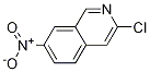 3-chloro-7-nitroisoquinoline结构式