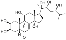 Structure of rhapontisterone