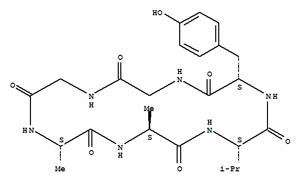 Structure of Stellaria cyclopeptide