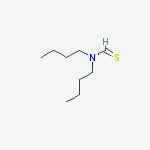 Structure of methanethioamide, N,N-dibutyl-