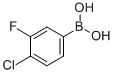 Structure of 4-Chloro-3-fluorophenylboronic acid