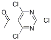 Structure of Ethanone, 1-(2,4,6-trichloropyriMidin-5-yl)-