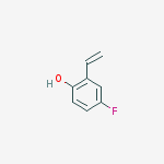 4-Fluoro-2-vinylphenol结构式
