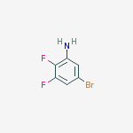 5-Bromo-2,3-difluoroaniline结构式