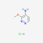Structure of 3-Methoxypyridazin-4-amine, HCl