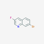 Structure of 7-bromo-3-fluoroquinoline