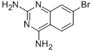 Structure of 7-BROMO-2,4-DIAMINOQUINAZOLINE