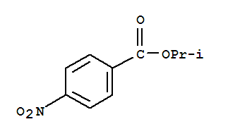 Structure of Benzoic acid, 4-nitro-, 1-methylethyl ester