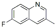Structure of 6-FLUORO-3-METHYL-QUINOLINE