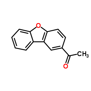 2-乙酰基二苯并呋喃结构式