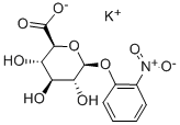 Structure of O-NITROPHENYL-B-D-GLUCURONIDE POTASSIUM