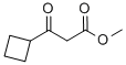 Structure of 3-Cyclobutyl-3-oxo-propionic acid methyl ester