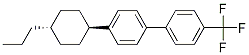 Structure of 1,1'-Biphenyl, 4-(4-propylcyclohexyl)-4'-(trifluoromethyl)-, trans-