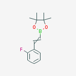 Structure of 2-(2-Fluorostyryl)-4,4,5,5-tetramethyl-1,3,2-dioxaborolane
