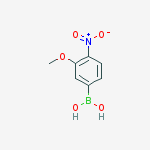 3-Methoxy-4-nitrophenylboronic acid结构式