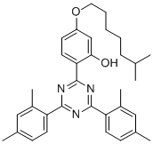 2,4-Bis(2,4-dimethylphenyl)-6-(2-hydroxy-4-iso-octyloxyphenyl)-1,3,5-triazine结构式