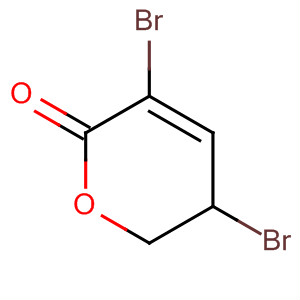2H-Pyran-2-one, 3,5-dibroMo-5,6-dihydro-结构式