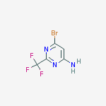 Structure of 6-bromo-2-(trifluoromethyl)pyrimidin-4-amine