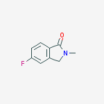 5-fluoro-2-methyl-3h-isoindol-1-one结构式
