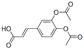 3-[3,4-bis(acetoxy)phenyl]acrylic acid结构式