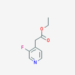 Structure of ETHYL 2-(3-FLUOROPYRIDIN-4-YL)ACETATE