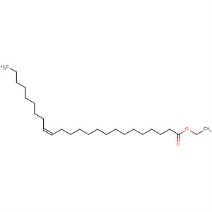 Structure of 15-Tetracosenoic acid, ethyl ester, (15Z)-